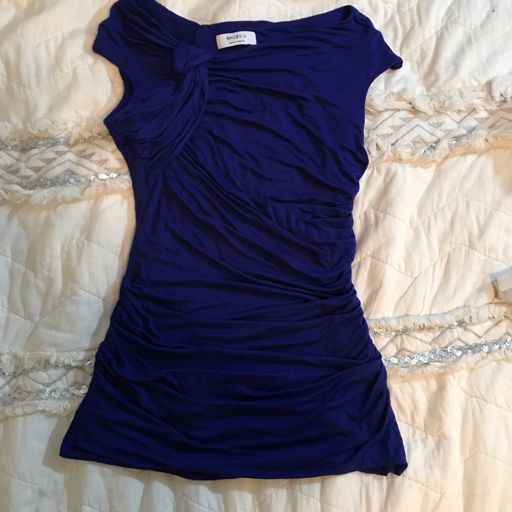 Bailey 44 blue shirt / mini dress